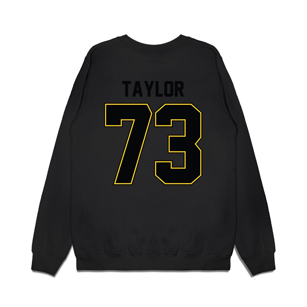 PLU - NCAA Football : Draven Taylor - Vintage Helmet Premium Crewneck Sweatshirt-1