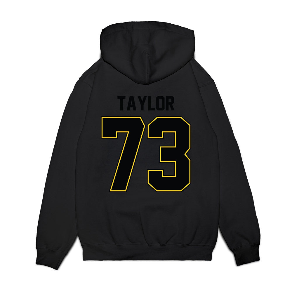 PLU - NCAA Football : Draven Taylor - Vintage Helmet Premium Hooded Sweatshirt-1