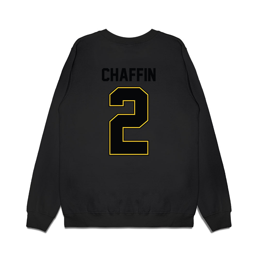 PLU - NCAA Football : Darius Chaffin - Vintage Helmet Premium Crewneck Sweatshirt-1