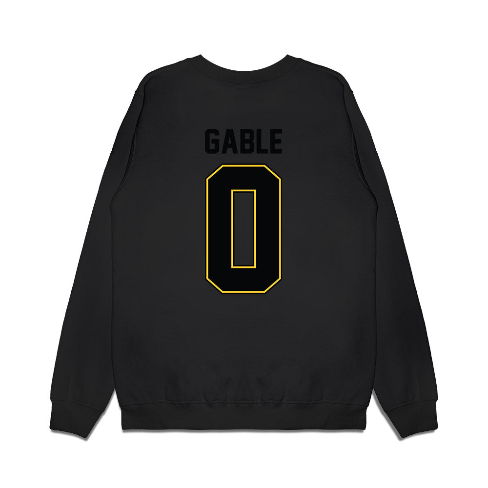 PLU - NCAA Football : Zachary Gable - Vintage Helmet Premium Crewneck Sweatshirt-1