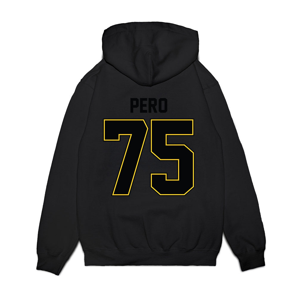PLU - NCAA Football : Carsen Pero - Vintage Helmet Premium Hooded Sweatshirt-1