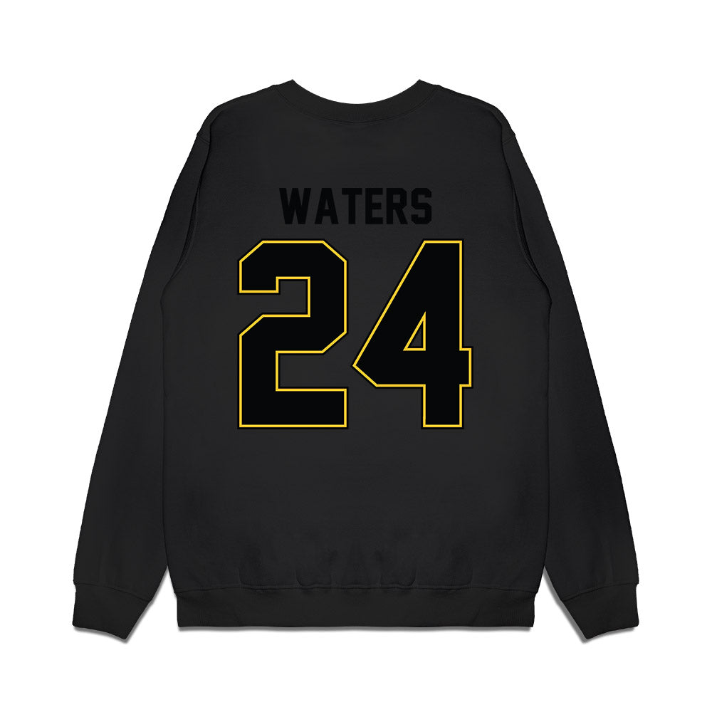 PLU - NCAA Football : Davyn Waters - Vintage Helmet Premium Crewneck Sweatshirt-1