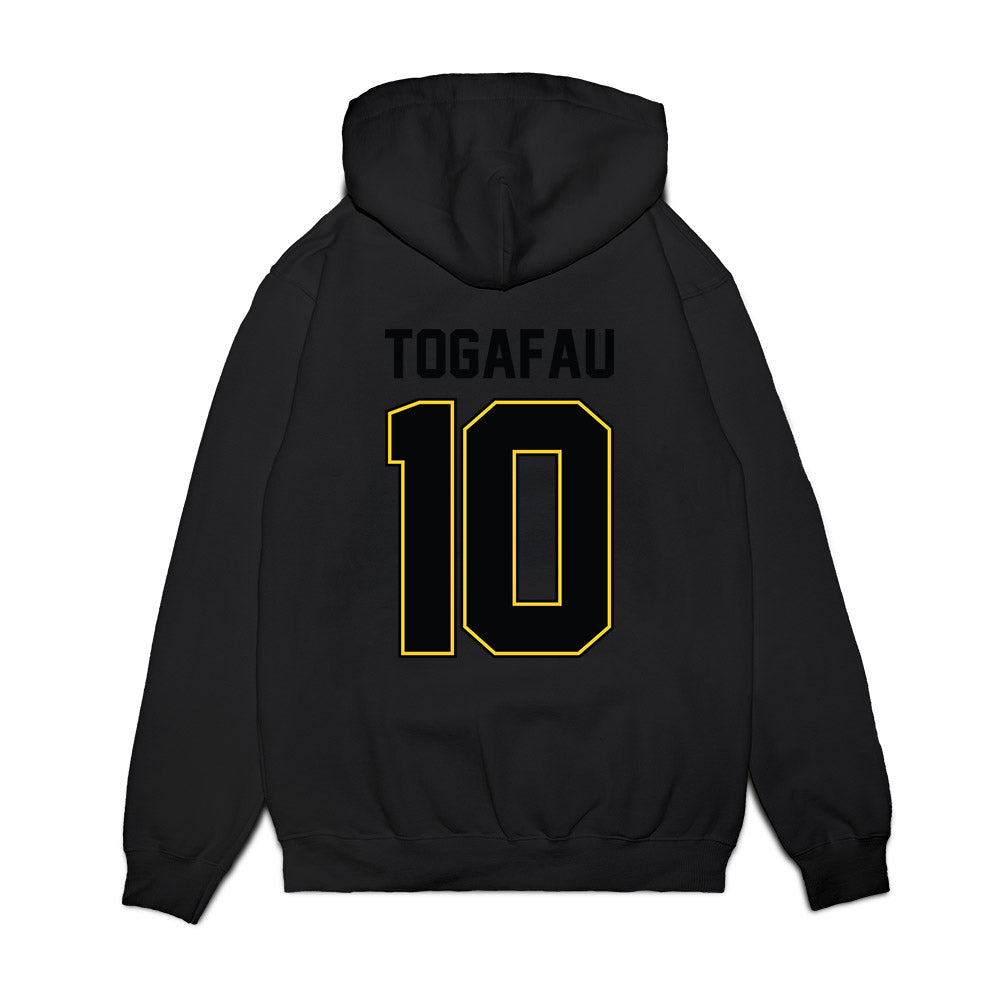 PLU - NCAA Football : Braeden Togafau - Vintage Helmet Premium Hooded Sweatshirt-1