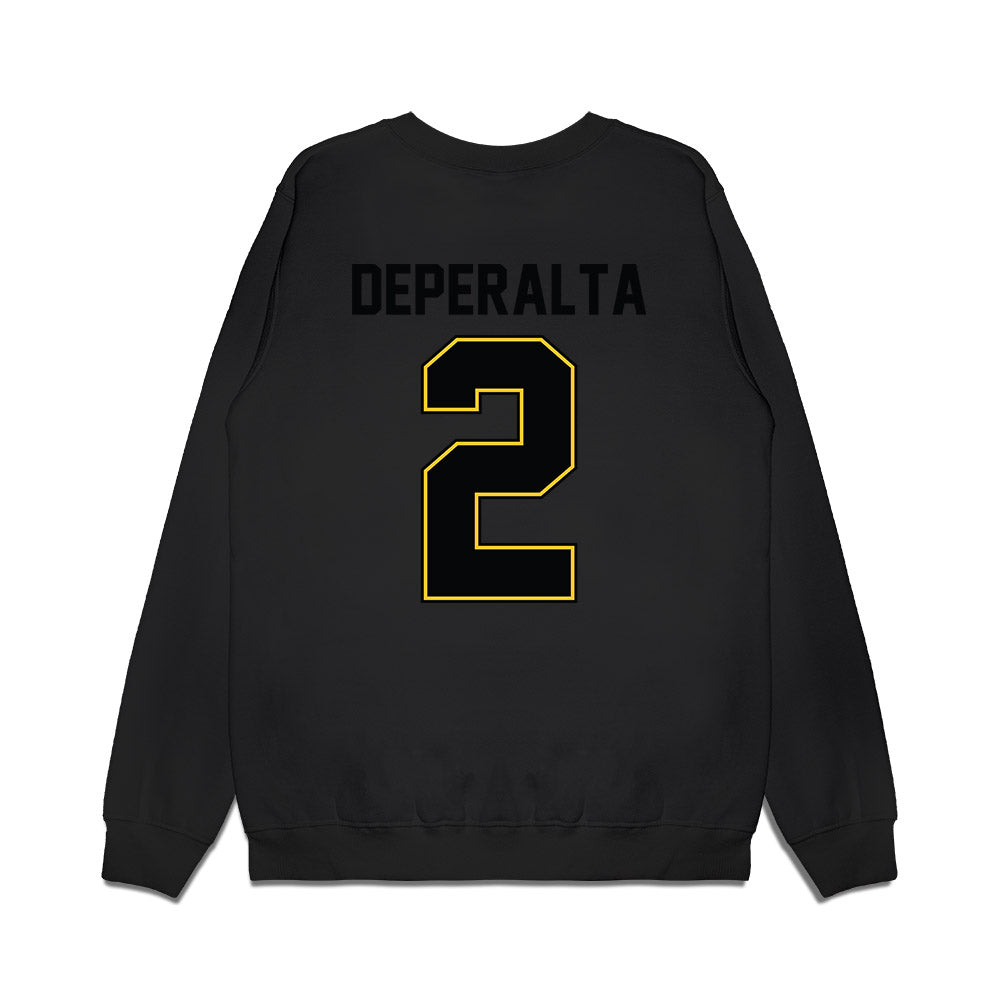 PLU - NCAA Football : Layne DePeralta - Vintage Helmet Premium Crewneck Sweatshirt-1