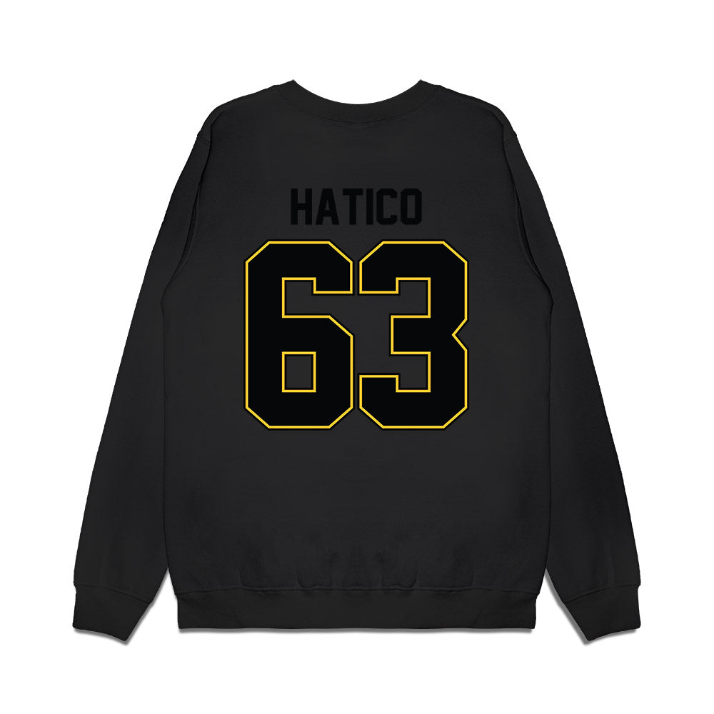PLU - NCAA Football : Aeryk Hatico - Vintage Helmet Premium Crewneck Sweatshirt-1