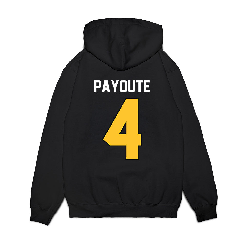 Ferris State - NCAA Football : Justin payoute - Vintage Helmet Premium Hooded Sweatshirt-1