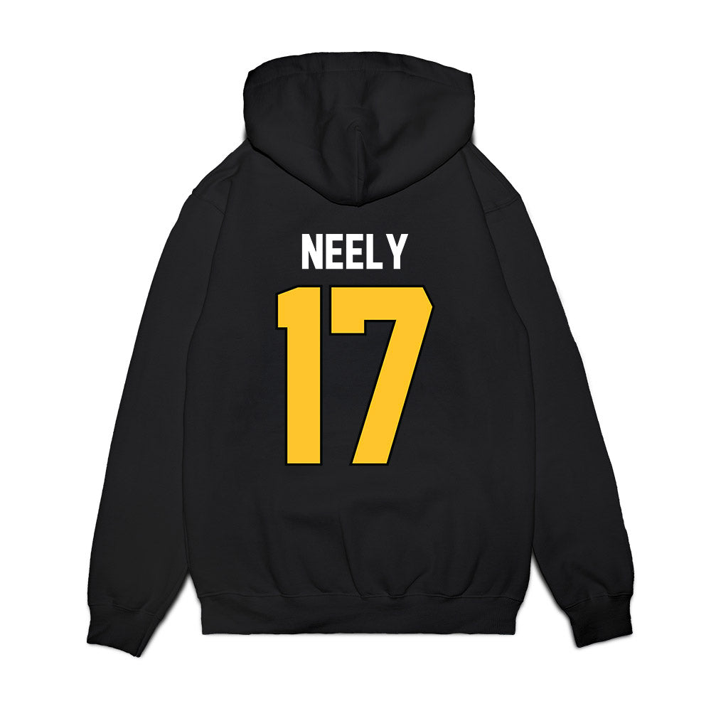 Ferris State - NCAA Football : Dakari Neely - Vintage Helmet Premium Hooded Sweatshirt-1