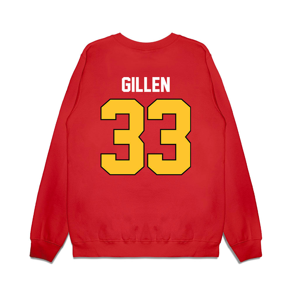 Ferris State - NCAA Football : Coties Gillen - Vintage Helmet Premium Crewneck Sweatshirt-1