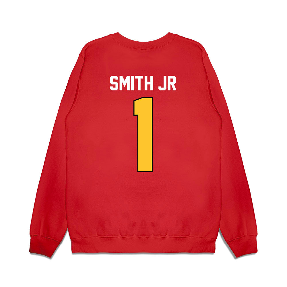 Ferris State - NCAA Football : Lento Smith Jr - Vintage Helmet Premium Crewneck Sweatshirt-1