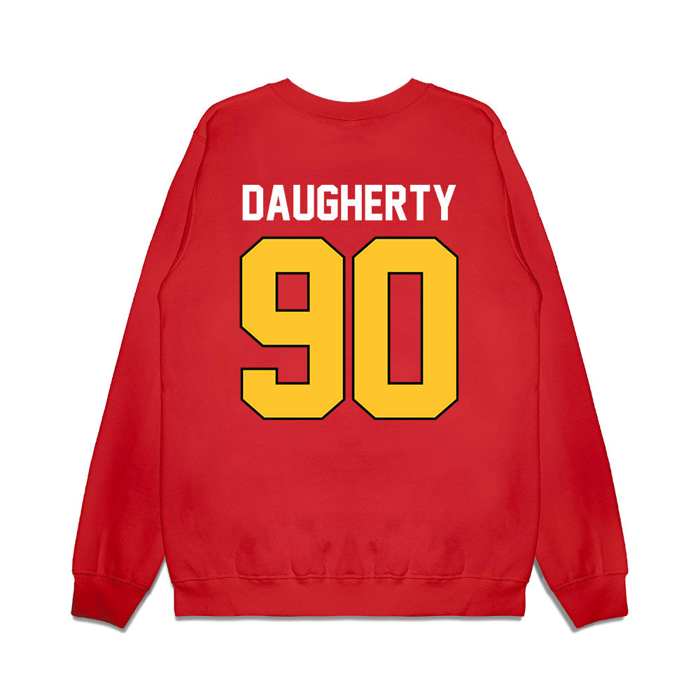 Ferris State - NCAA Football : Royce Daugherty - Vintage Helmet Premium Crewneck Sweatshirt-1