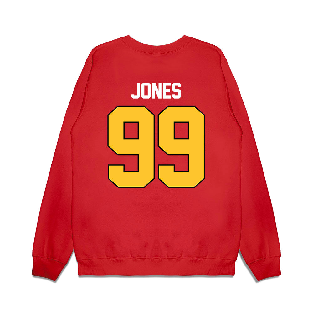 Ferris State - NCAA Football : markee jones - Vintage Helmet Premium Crewneck Sweatshirt-1