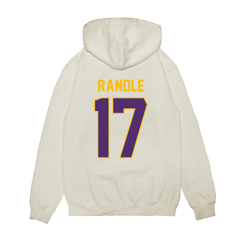 Minn. St. - NCAA Football : Joe Randle - Vintage Helmet Premium Hooded Sweatshirt-1