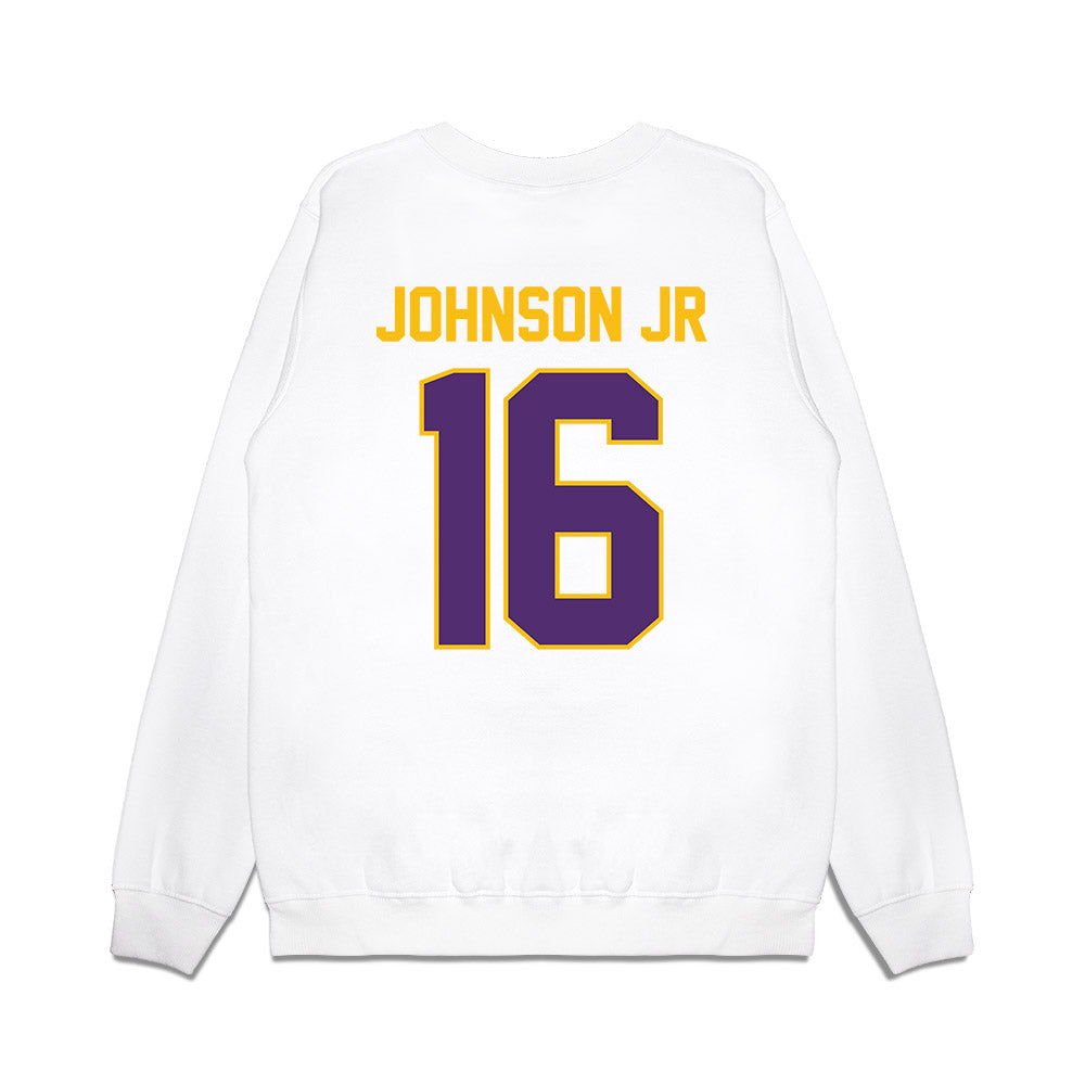 Minn. St. - NCAA Football : Antoine Johnson Jr - Vintage Helmet Premium Crewneck Sweatshirt-1