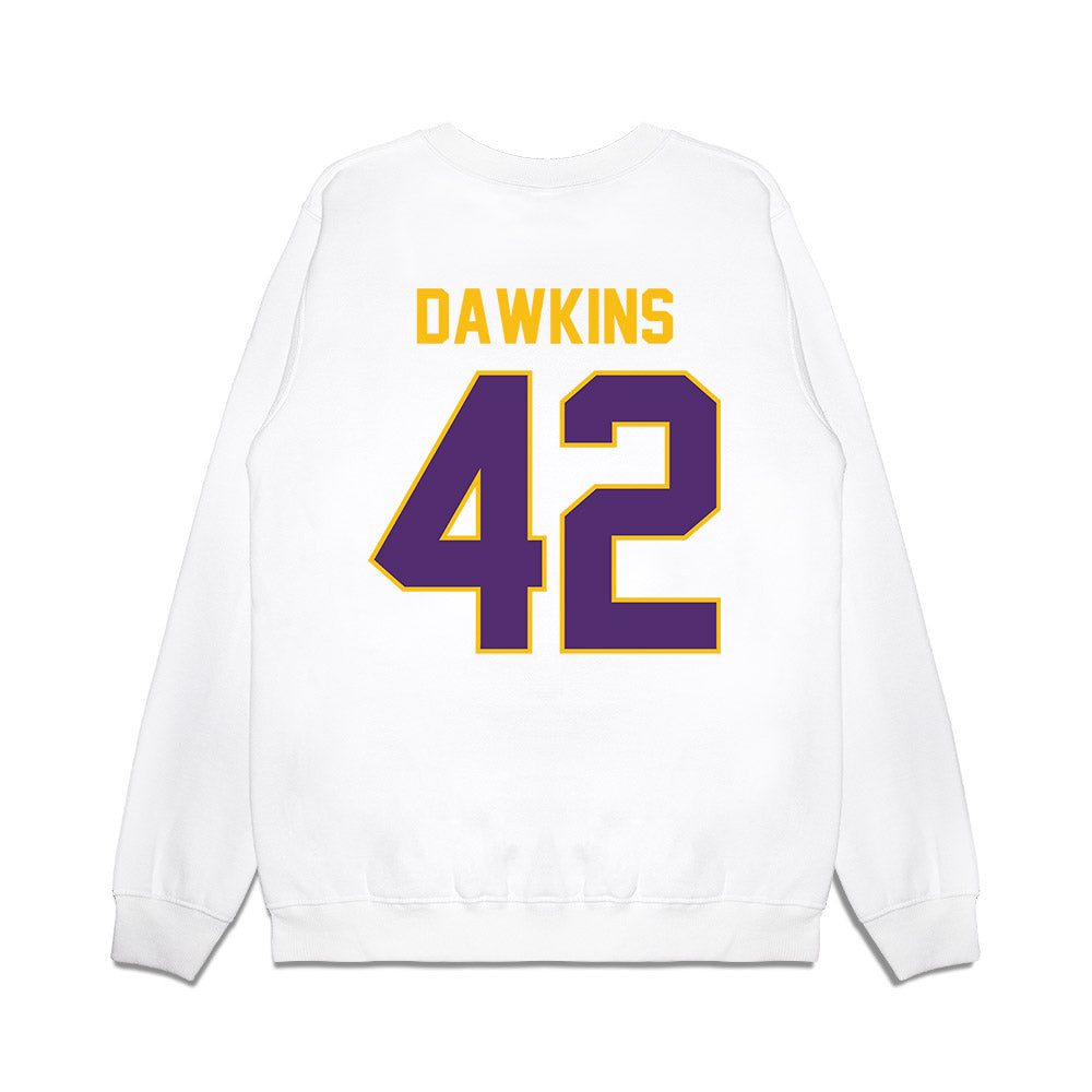 Minn. St. - NCAA Football : Miles Dawkins - Vintage Helmet Premium Crewneck Sweatshirt-1
