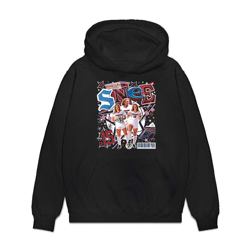 Richmond - NCAA Women's Soccer : Marisa Snee - Collage Premium Hooded Sweatshirt-0