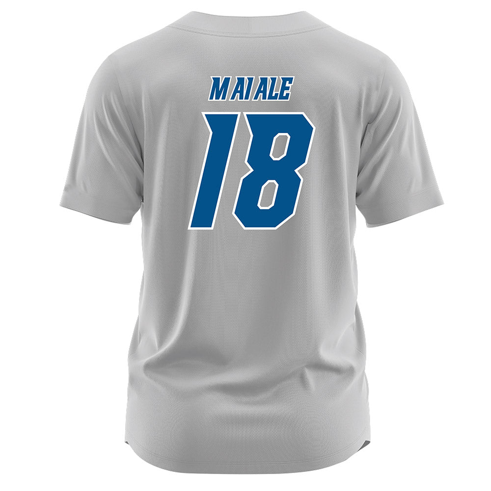 Delaware - NCAA Baseball : Jack Maiale - Grey Jersey-1