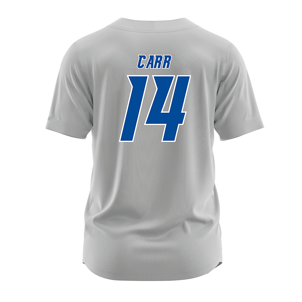Delaware - NCAA Baseball : Harry Carr - Grey Jersey-1