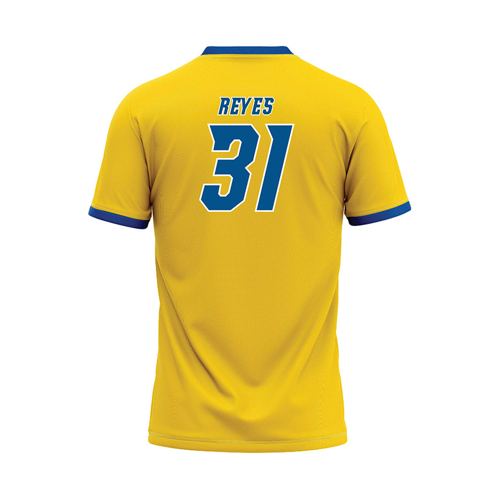Delaware - NCAA Baseball : Matthew Reyes - Yellow Baseball Jersey-1