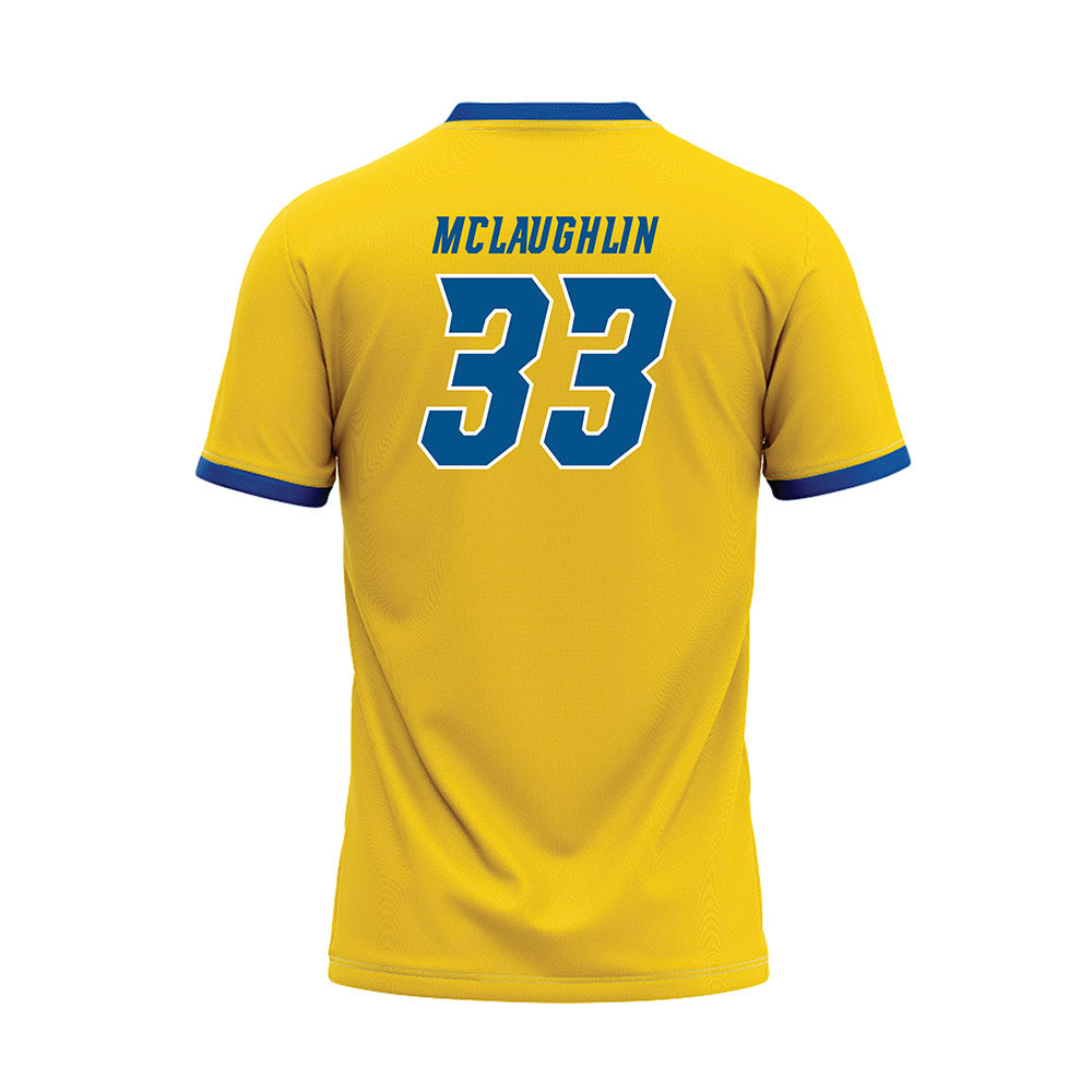 Delaware - NCAA Baseball : Ryan McLaughlin - Yellow Baseball Jersey-1