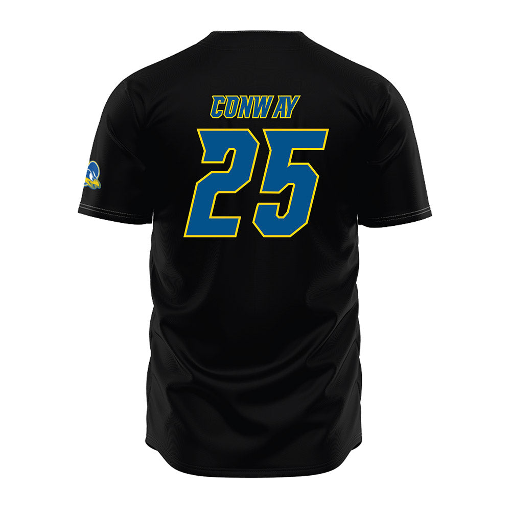 Delaware - NCAA Baseball : Elias Conway - Black Jersey-1