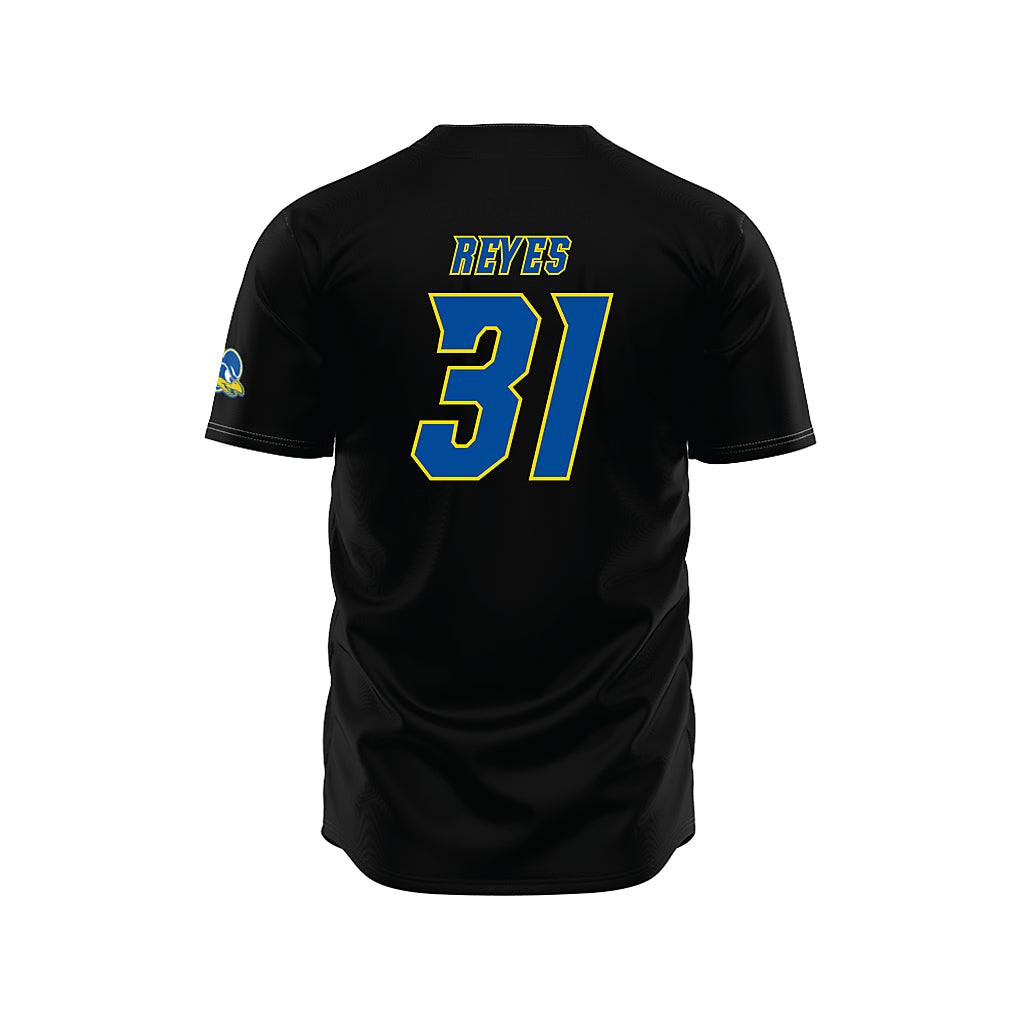 Delaware - NCAA Baseball : Matthew Reyes - Black Jersey-1