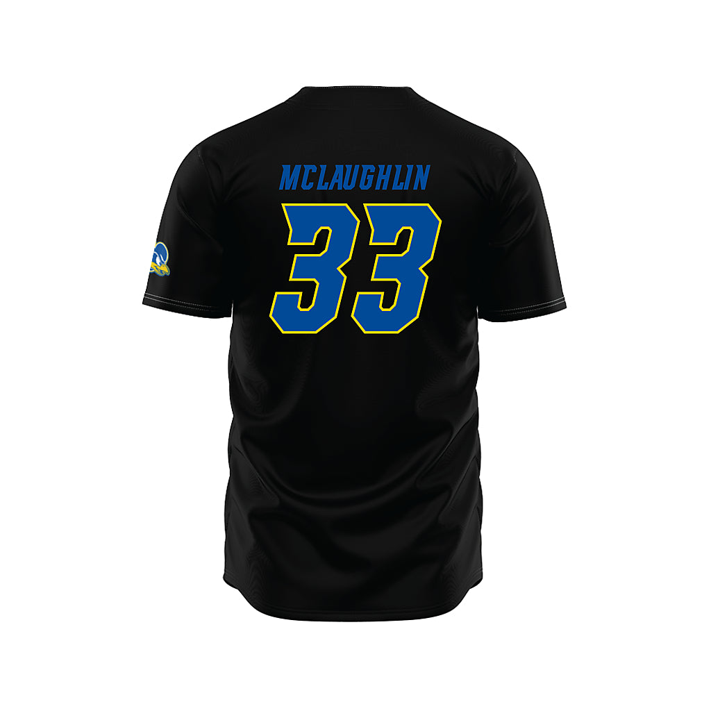 Delaware - NCAA Baseball : Ryan McLaughlin - Black Jersey-1