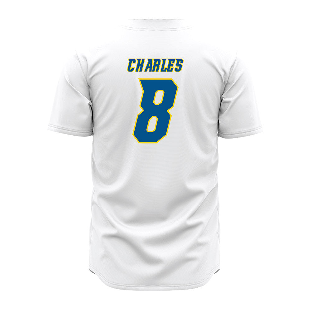 Delaware - NCAA Baseball : Anthony Charles - White Jersey-1