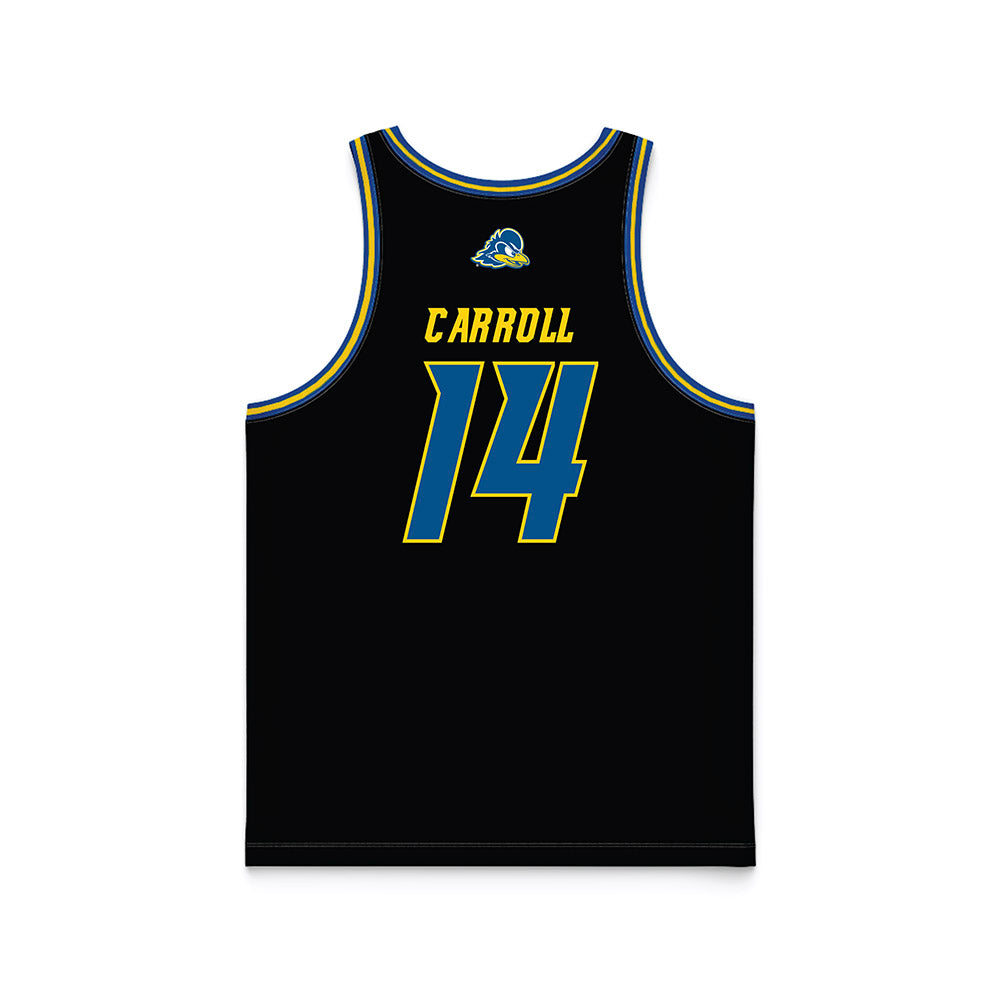 Delaware - NCAA Women's Basketball : Amiya Carroll - Black Basketball Jersey-1