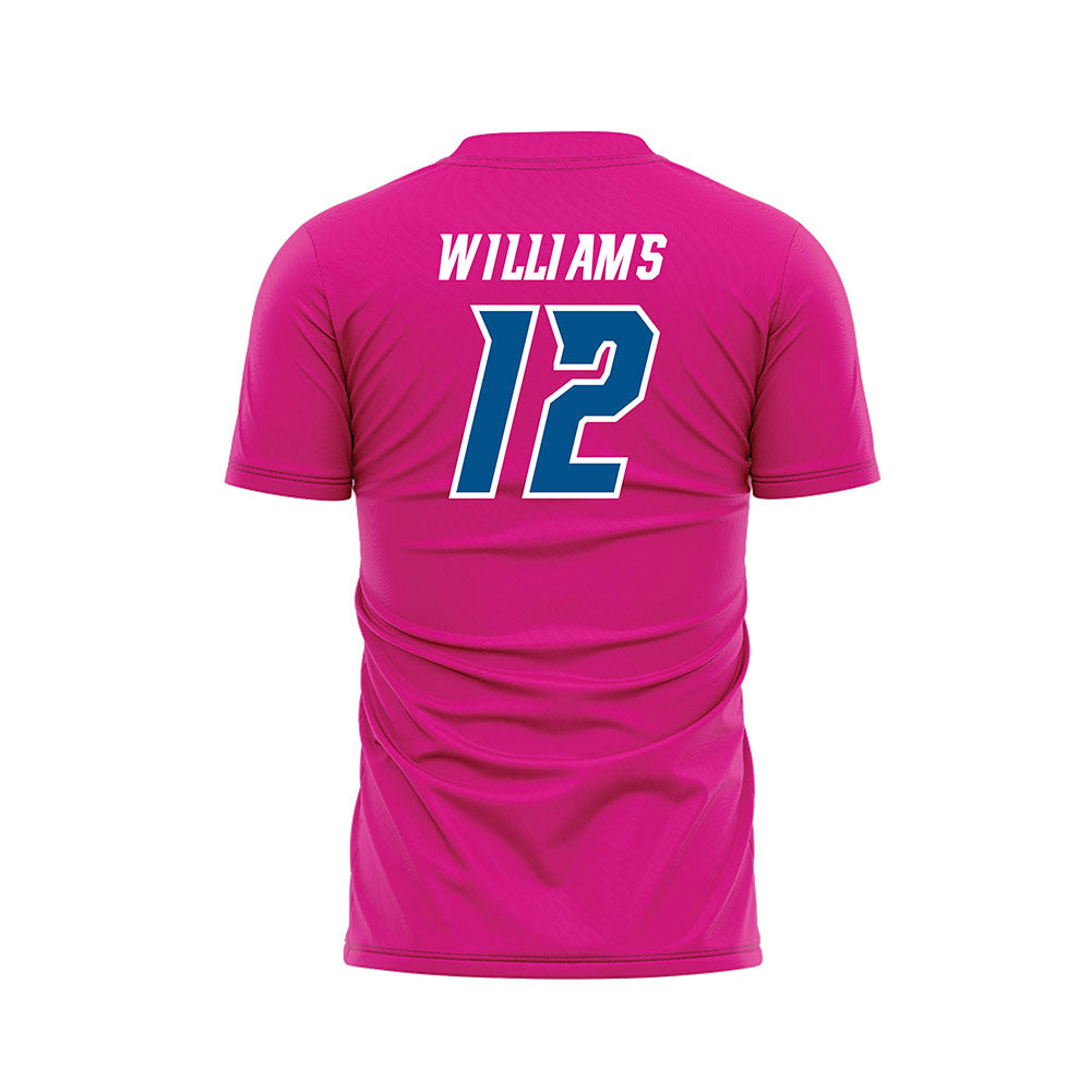 Delaware - NCAA Men's Soccer : Ethan Williams - Pink Soccer Jersey-1