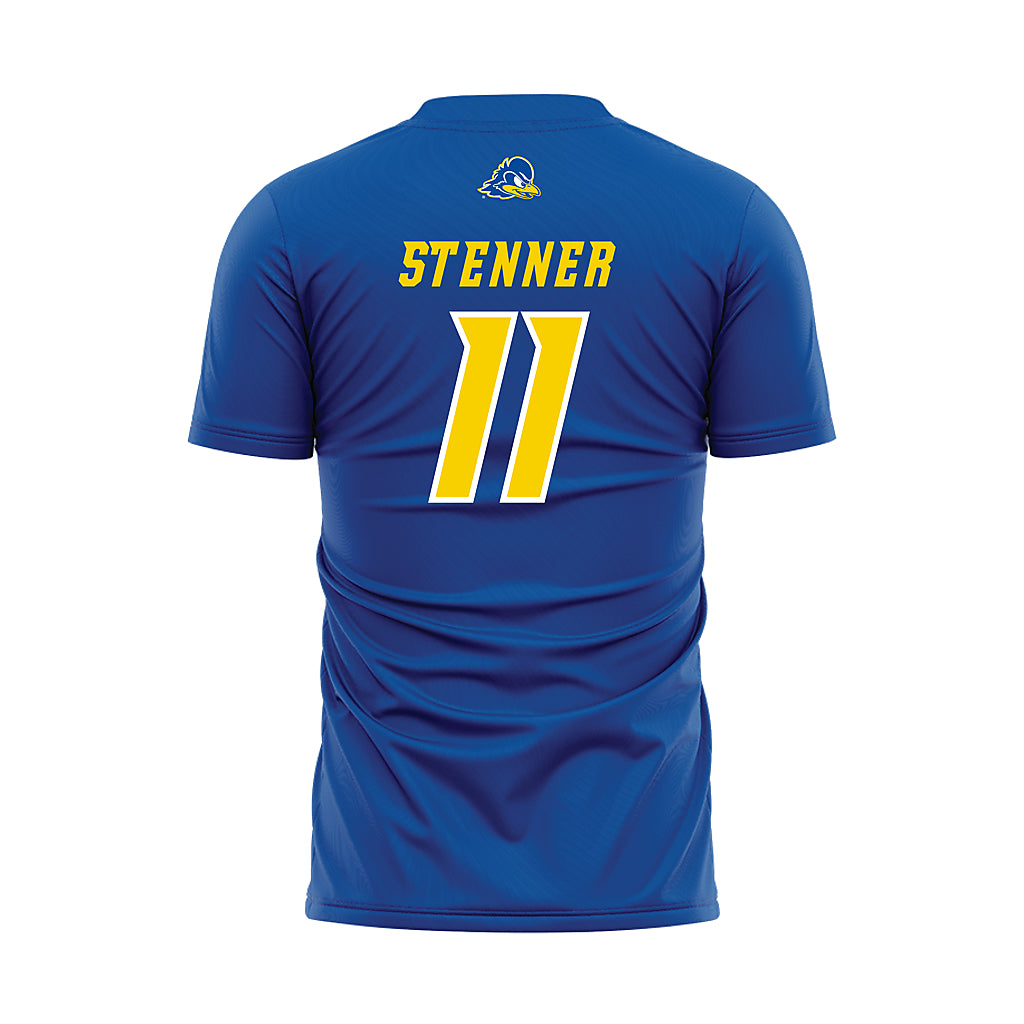 Delaware - NCAA Men's Soccer : Marius Stenner - Royal Soccer Jersey-1