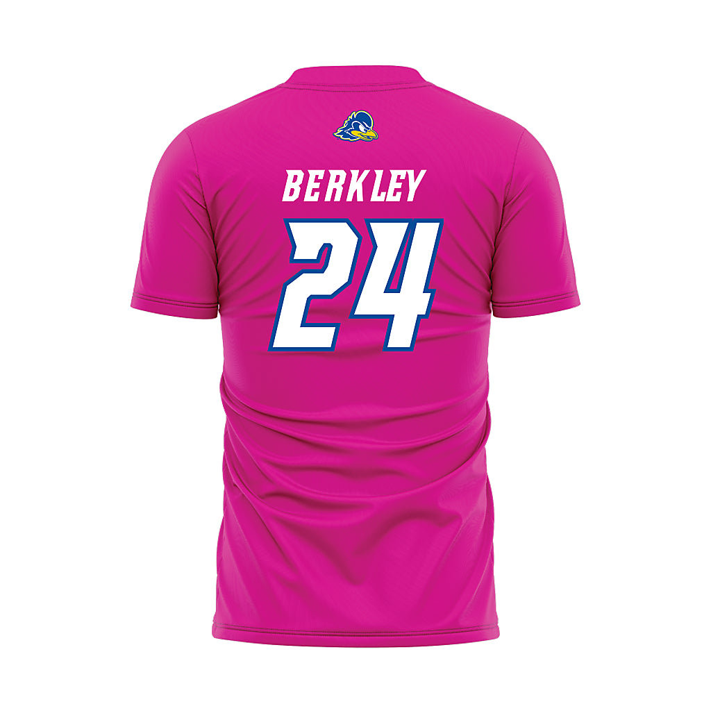 Delaware - NCAA Women's Soccer : gianna berkley - Pink Soccer Jersey-1