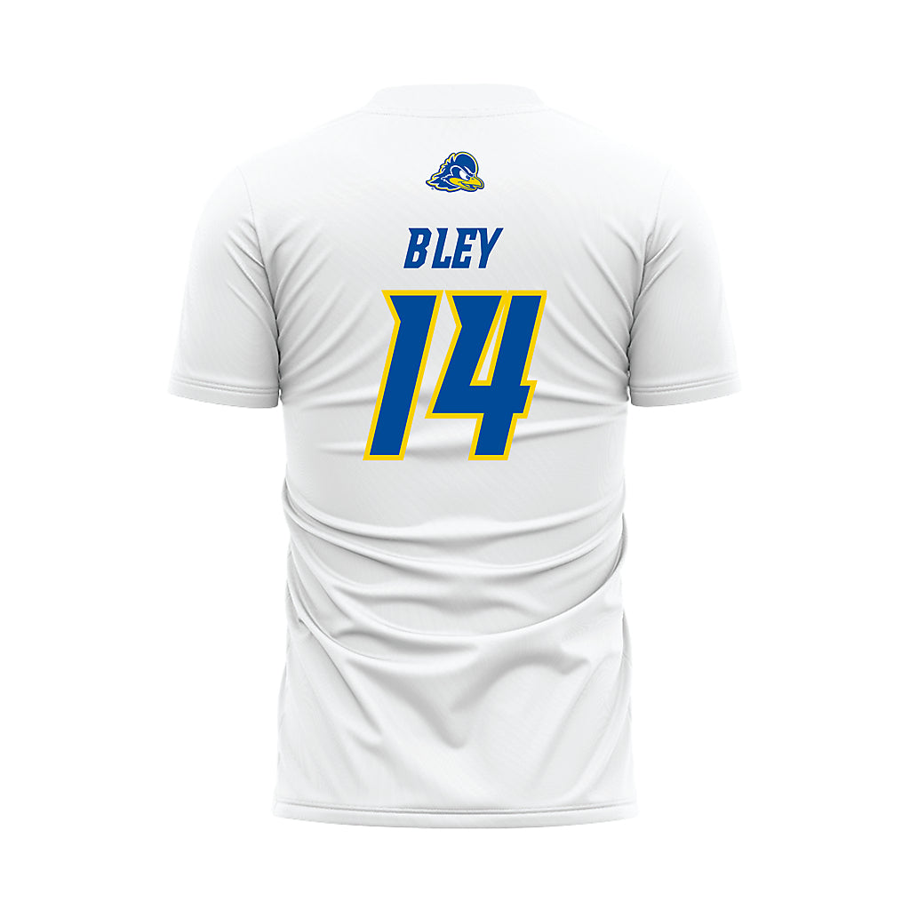 Delaware - NCAA Women's Soccer : Olivia Bley - White Soccer Jersey-1