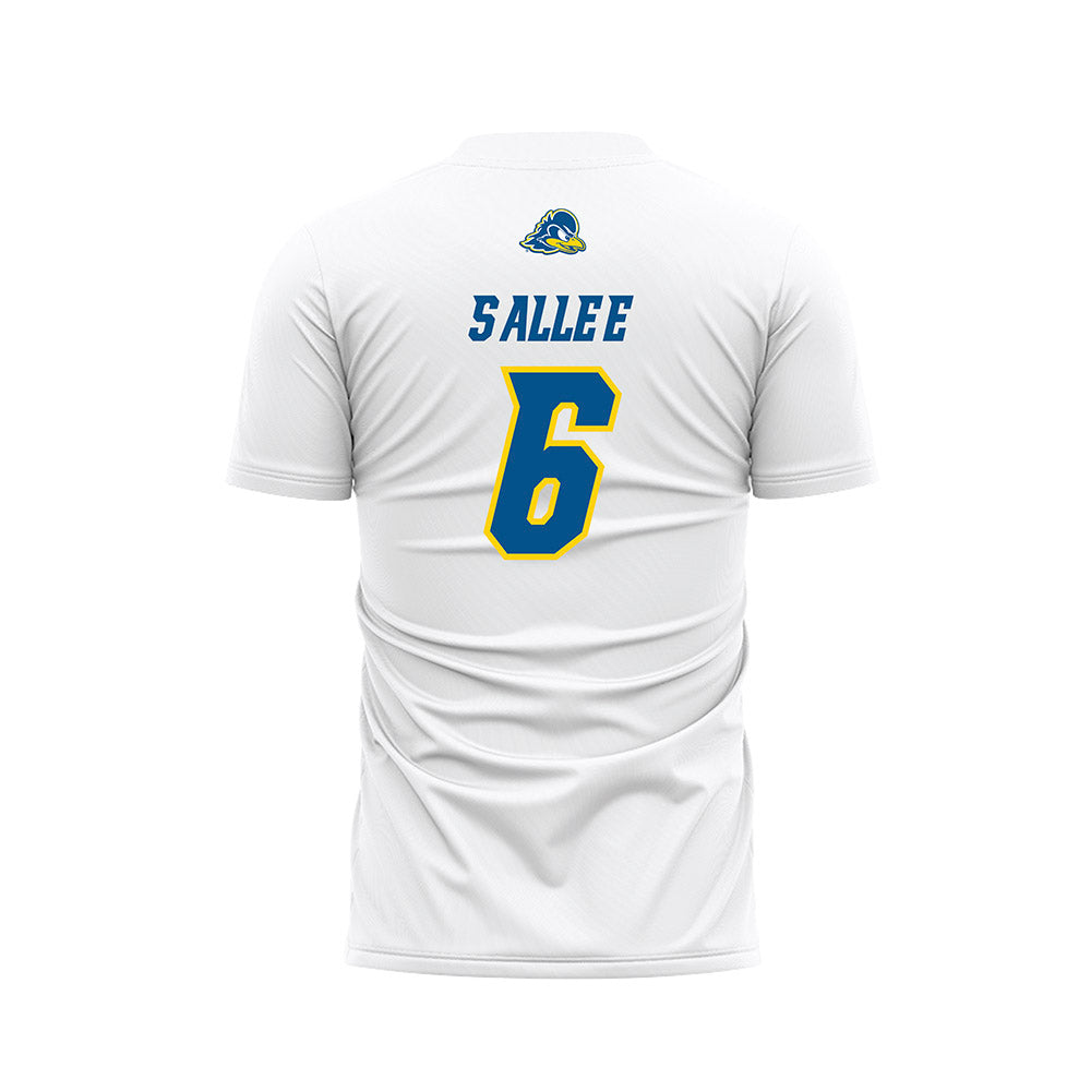 Delaware - NCAA Women's Soccer : Leilah Sallee - White Soccer Jersey-1