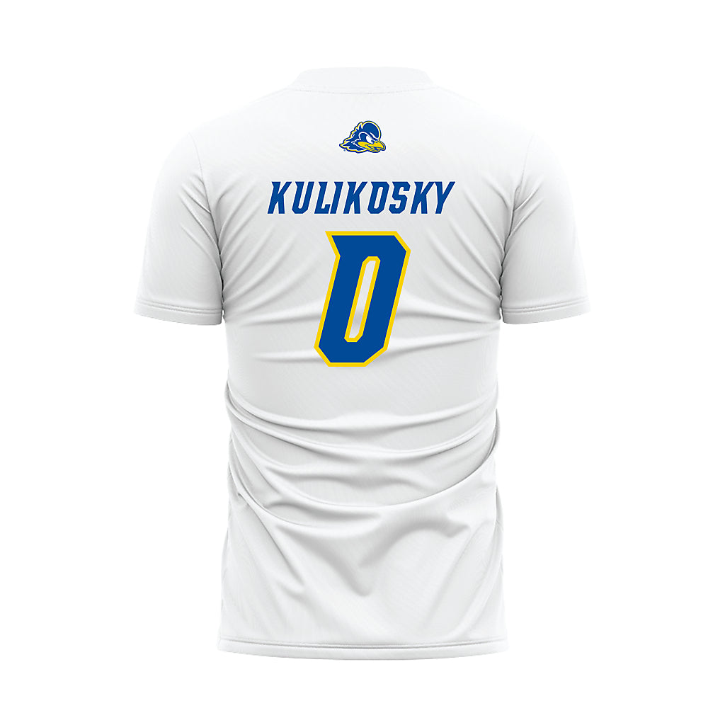Delaware - NCAA Women's Soccer : Charlotte Kulikosky - White Soccer Jersey-1