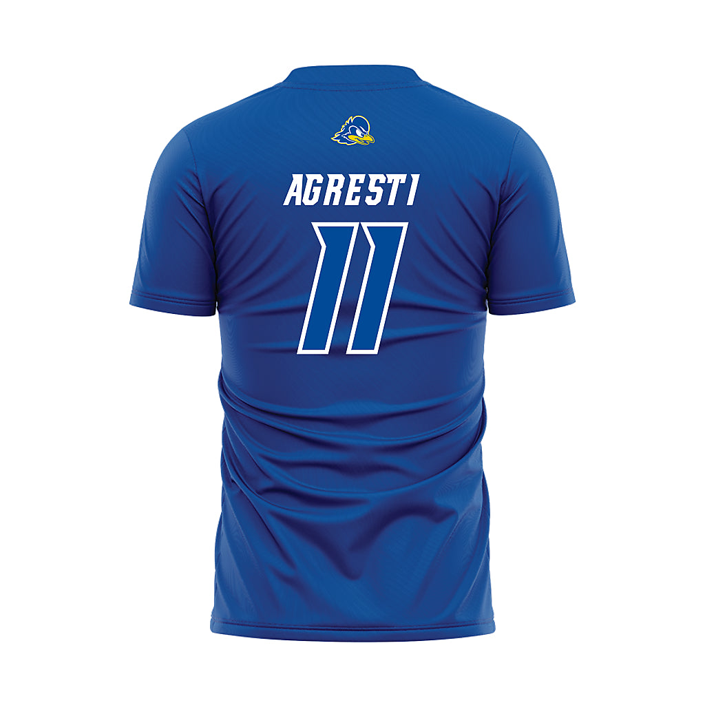 Delaware - NCAA Women's Soccer : Ava Agresti - Blue Soccer Jersey-1