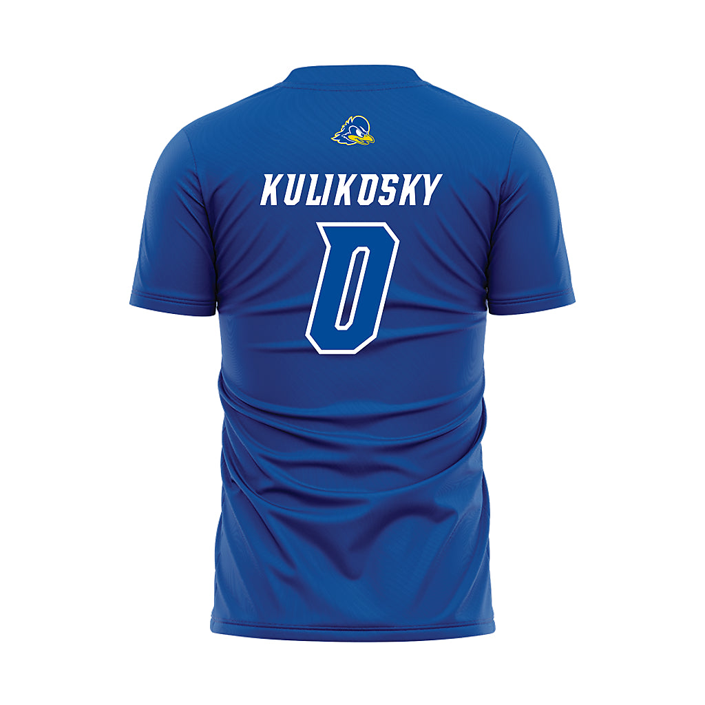 Delaware - NCAA Women's Soccer : Charlotte Kulikosky - Blue Soccer Jersey-1
