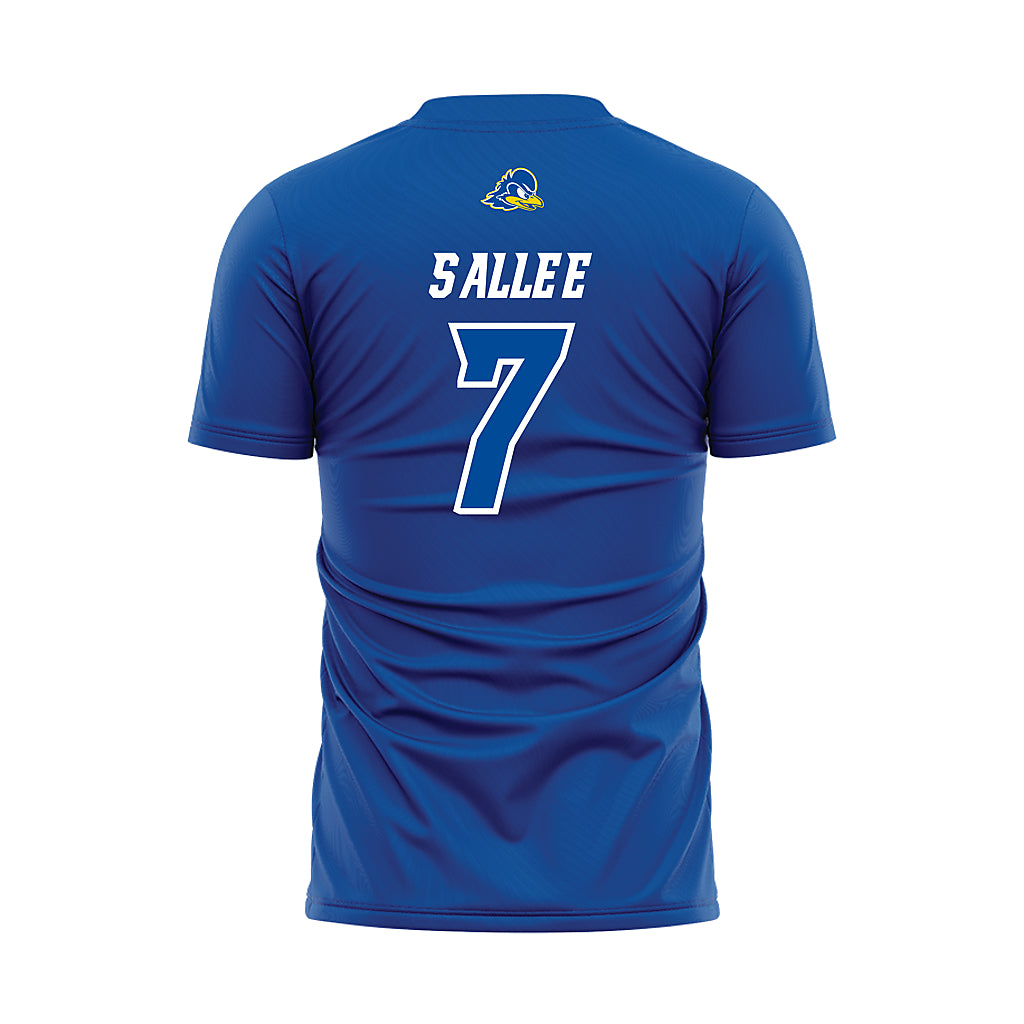 Delaware - NCAA Women's Soccer : Ava Sallee - Blue Soccer Jersey-1