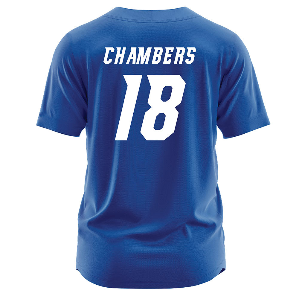 Delaware - NCAA Softball : Morgan Chambers - Royal Jersey-1