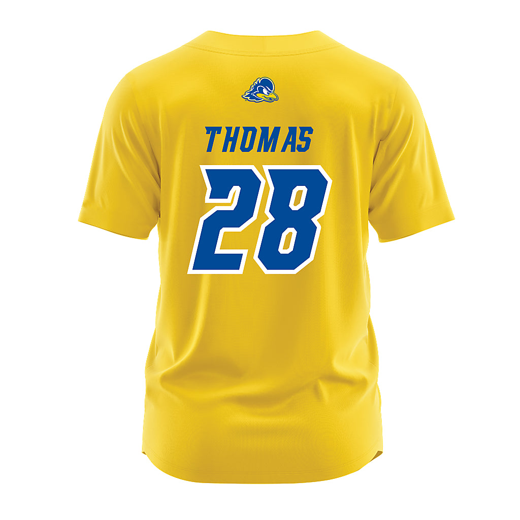 Delaware - NCAA Softball : Ryleigh Thomas - Yellow Jersey-1