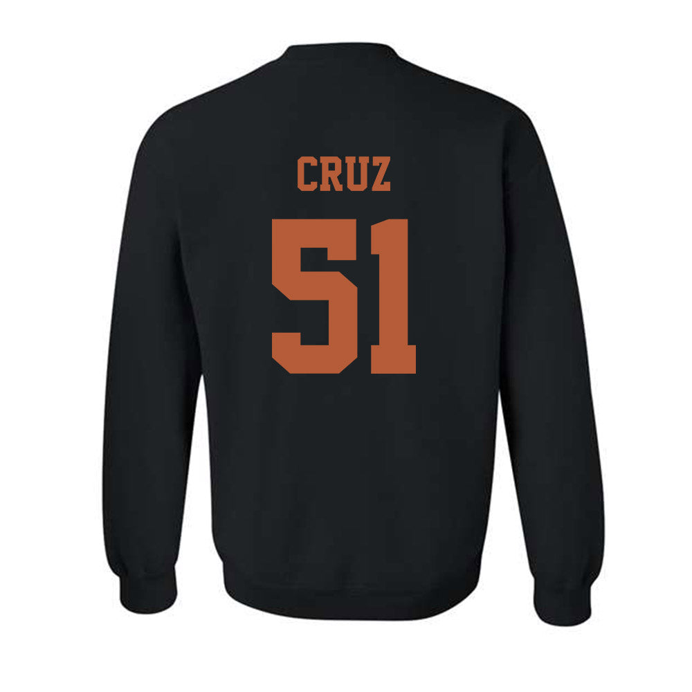 Texas - NCAA Football : Daniel Cruz - Classic Shersey Crewneck Sweatshirt-1