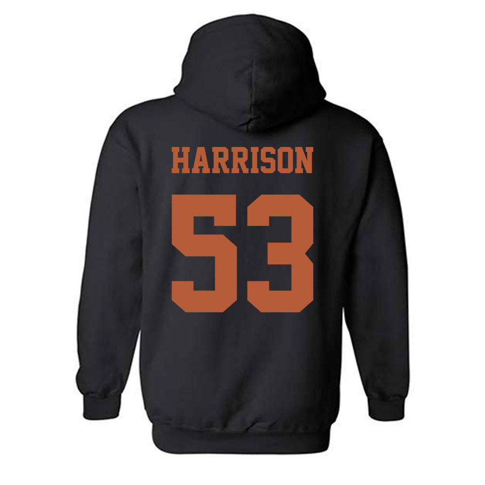 Texas - NCAA Baseball : Luke Harrison - Classic Shersey Hooded Sweatshirt-1