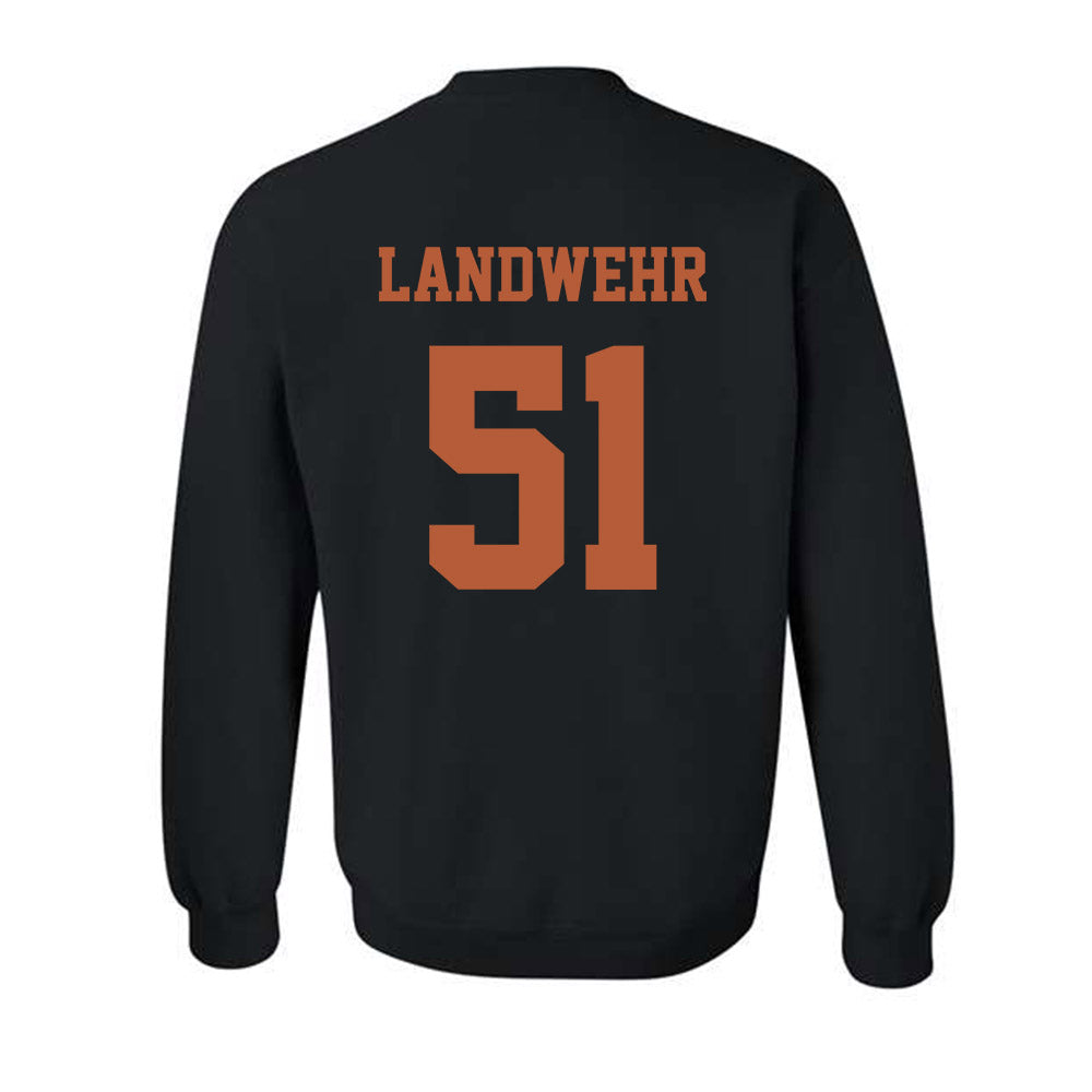 Texas - NCAA Football : Marshall Landwehr - Classic Shersey Crewneck Sweatshirt-1
