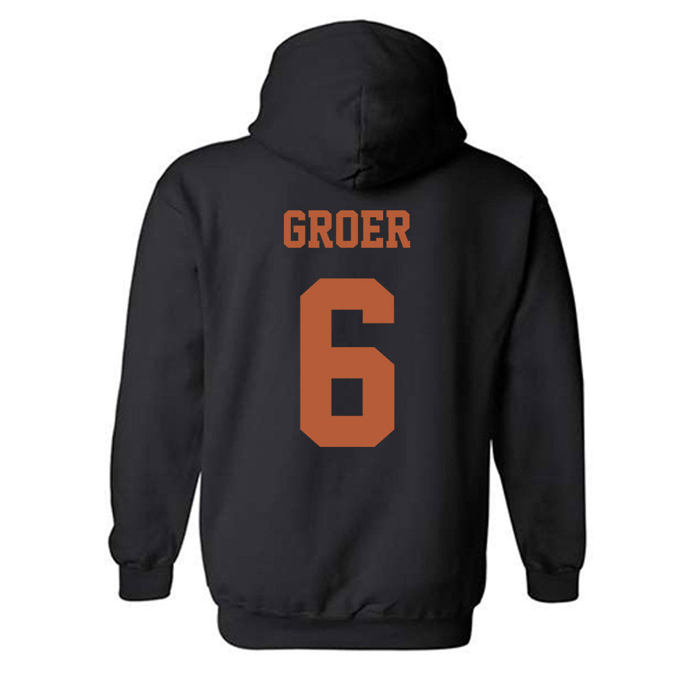 Texas - NCAA Women's Soccer : Pearce Groer - Classic Shersey Hooded Sweatshirt-1