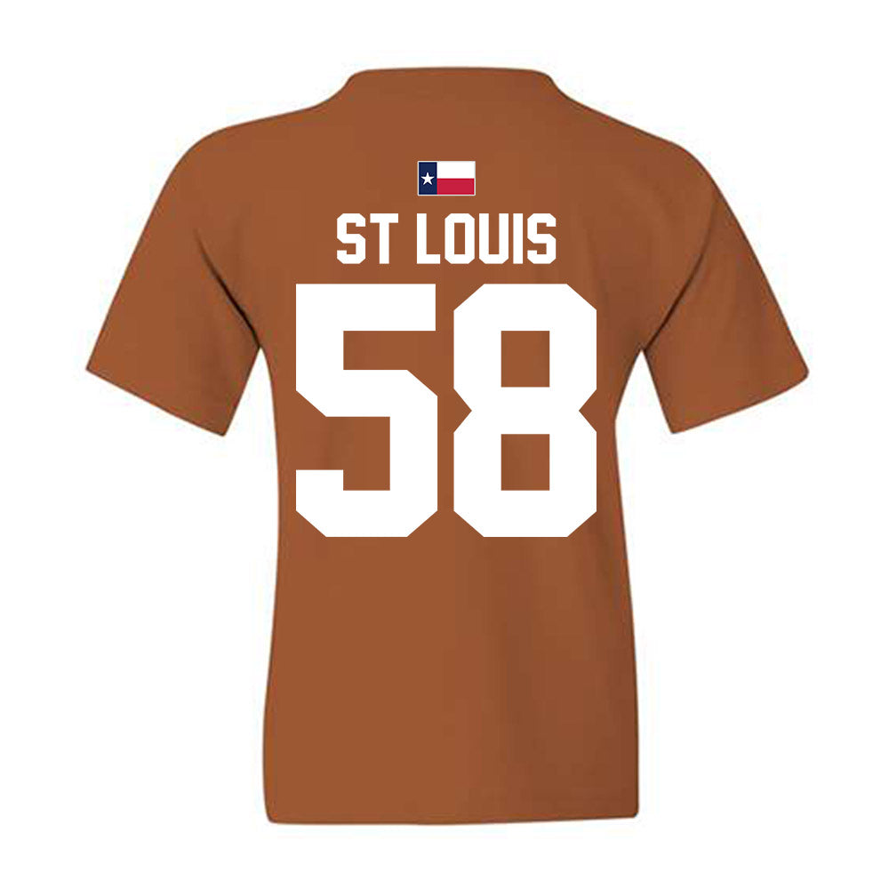 Texas - NCAA Football : Lance St Louis - Hook 'Em Youth T-Shirt-1