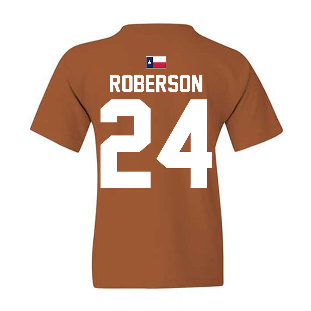 Texas - NCAA Football : Warren Roberson - Hook 'Em Youth T-Shirt-1