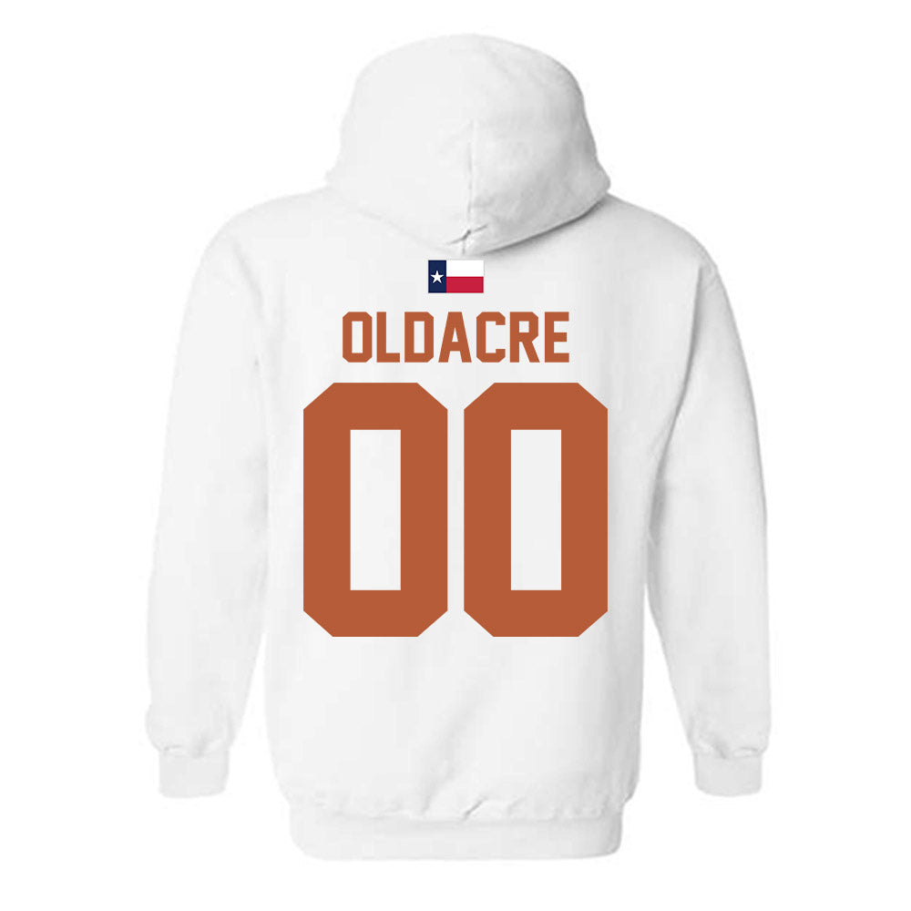 Texas - NCAA Women's Basketball : Kyla Oldacre - Hook 'Em Hooded Sweatshirt-1