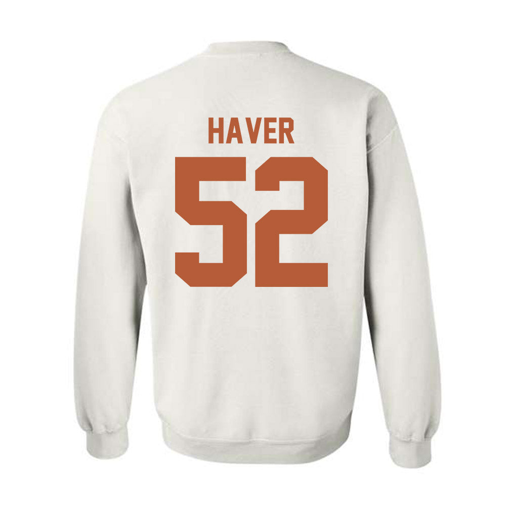 Texas - NCAA Football : Tate Haver - Classic Shersey Crewneck Sweatshirt-1