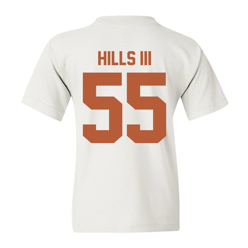 Texas - NCAA Football : Melvin Hills Iii - Classic Shersey Youth T-Shirt-1