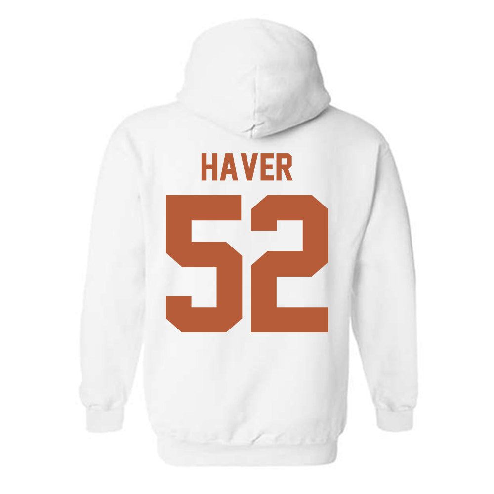 Texas - NCAA Football : Tate Haver - Classic Shersey Hooded Sweatshirt-1