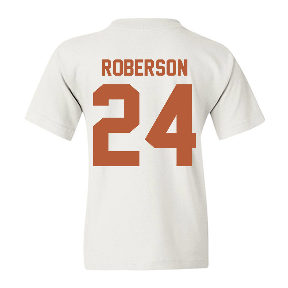 Texas - NCAA Football : Warren Roberson - Classic Shersey Youth T-Shirt-1